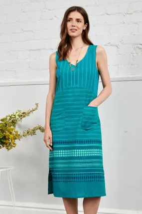 Sleeveless Jaquard Dress