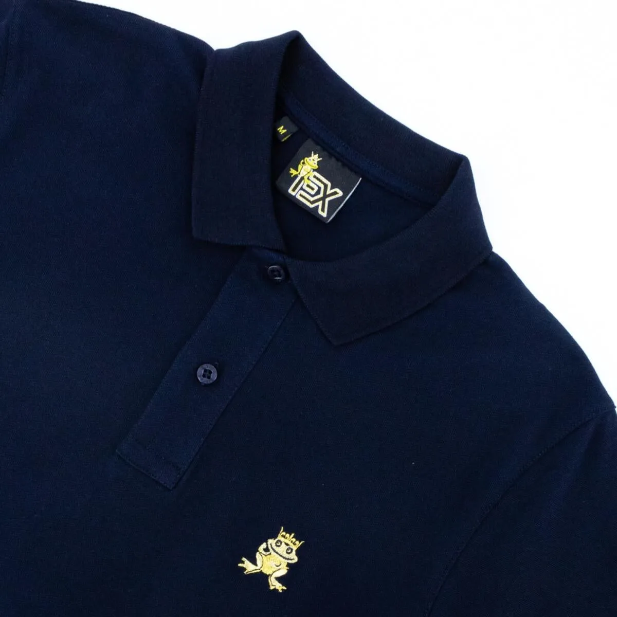 Solid Navy Cruise Polo by EightX