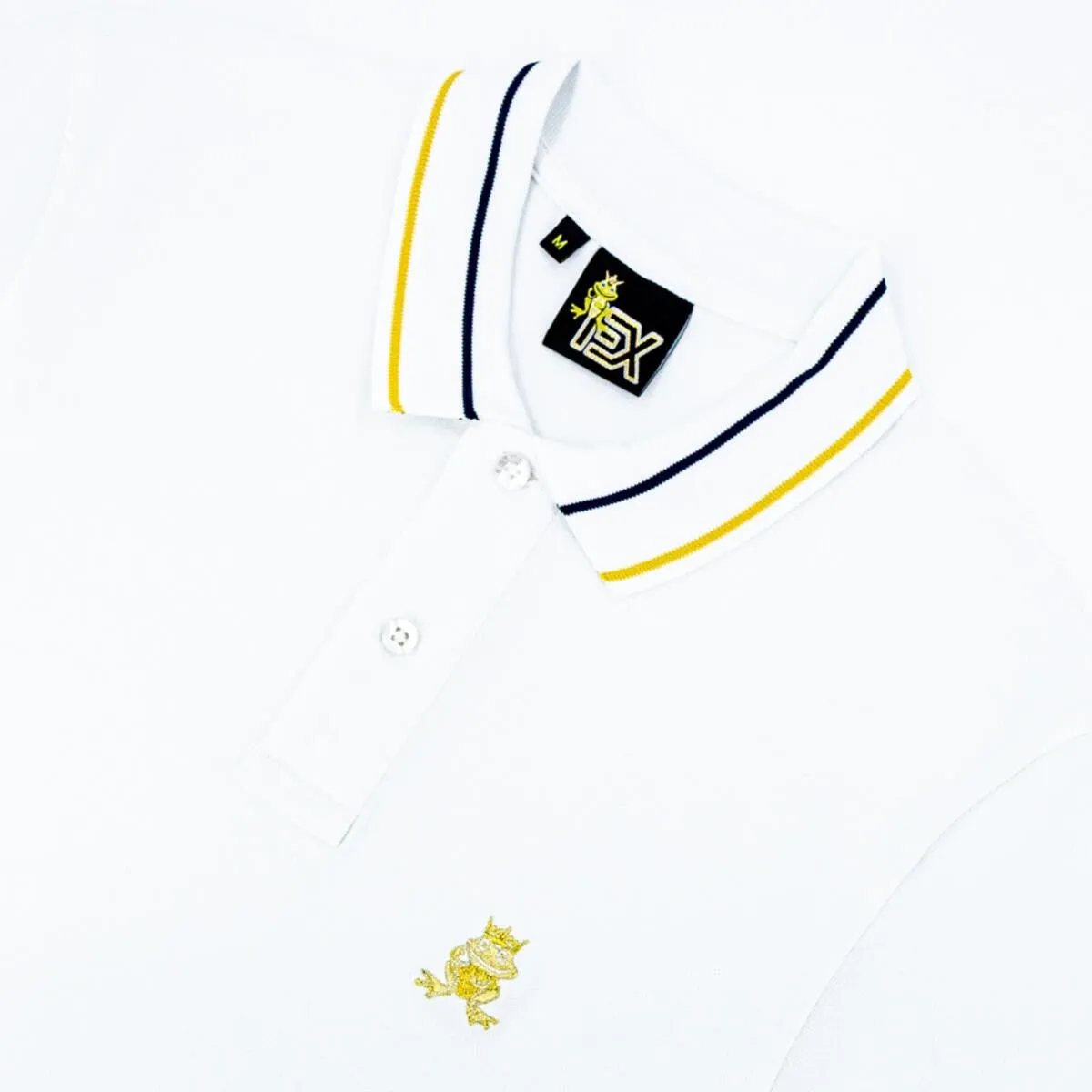 Solid White Diego Polo by EightX