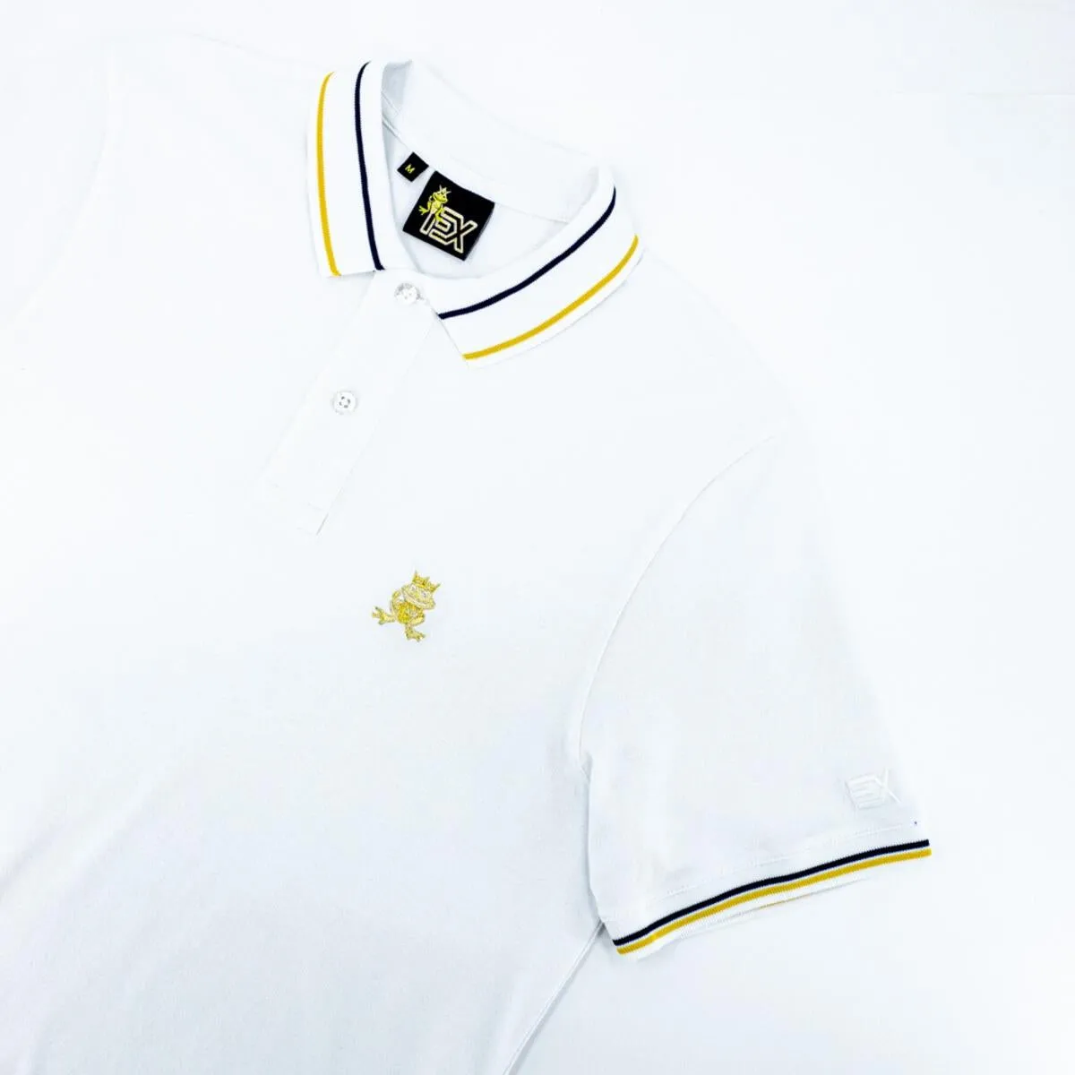 Solid White Diego Polo by EightX