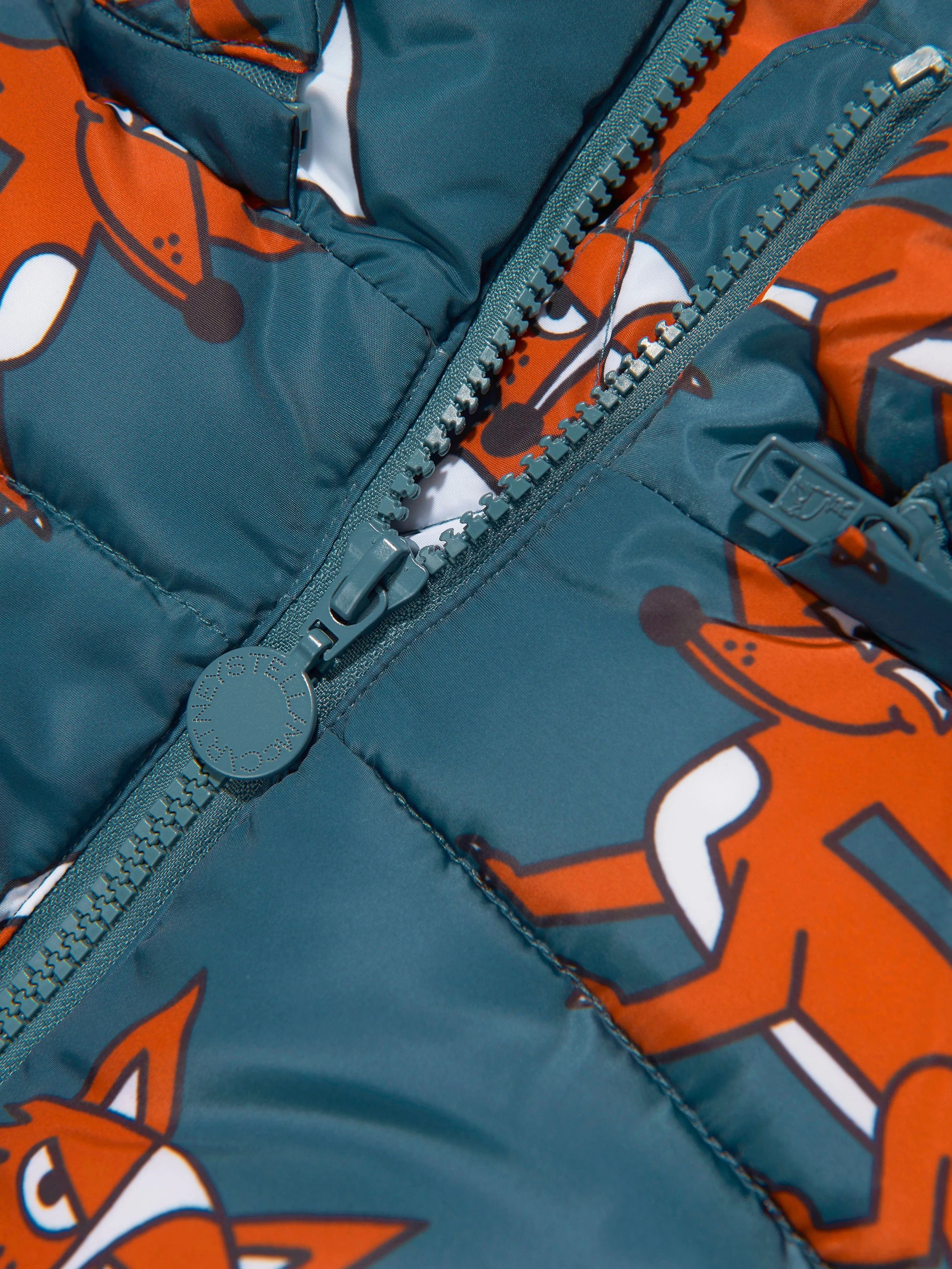 Stella McCartney Boys All Over Fox Puffer Jacket