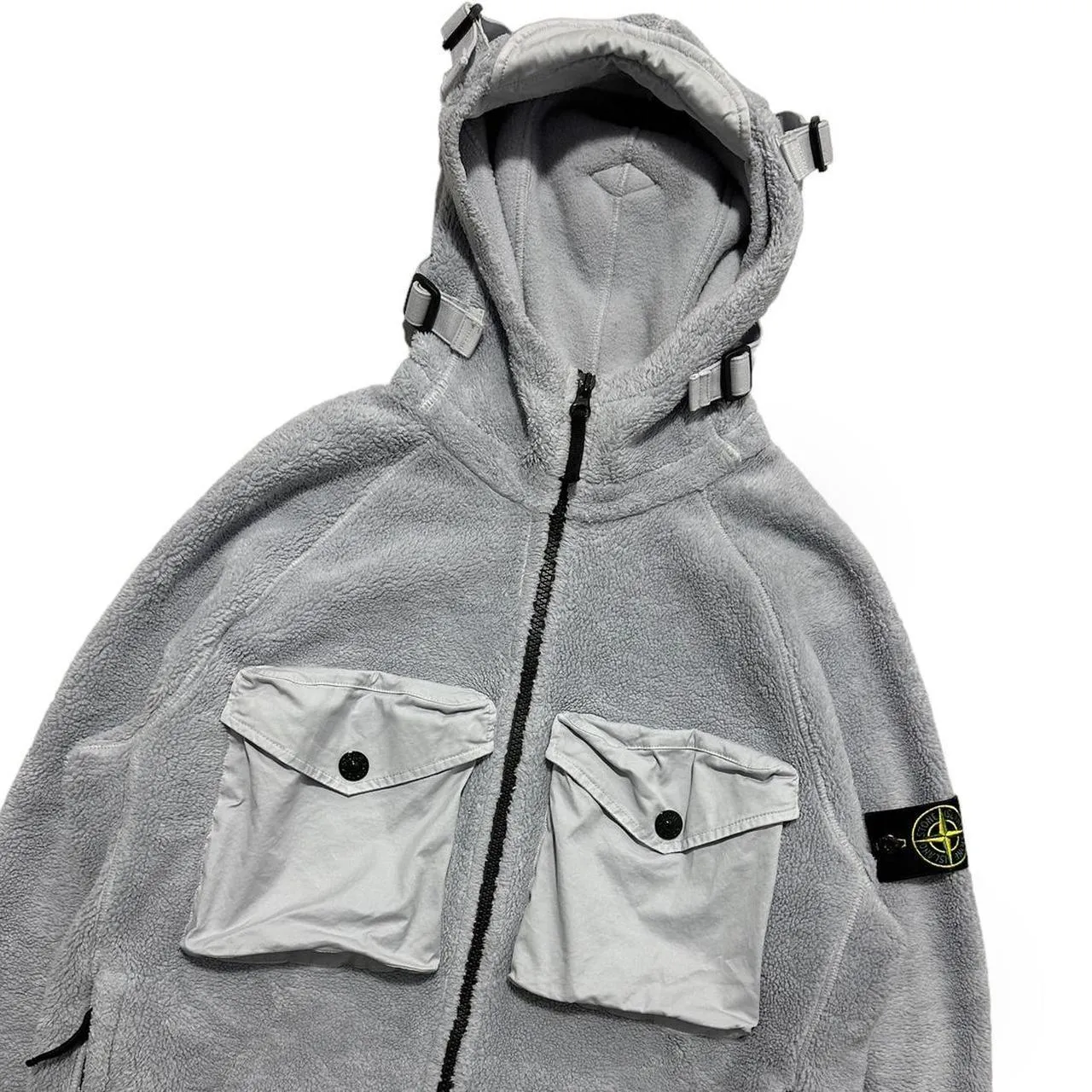 Stone Island Double Pocket Sherpa Fleece Jacket