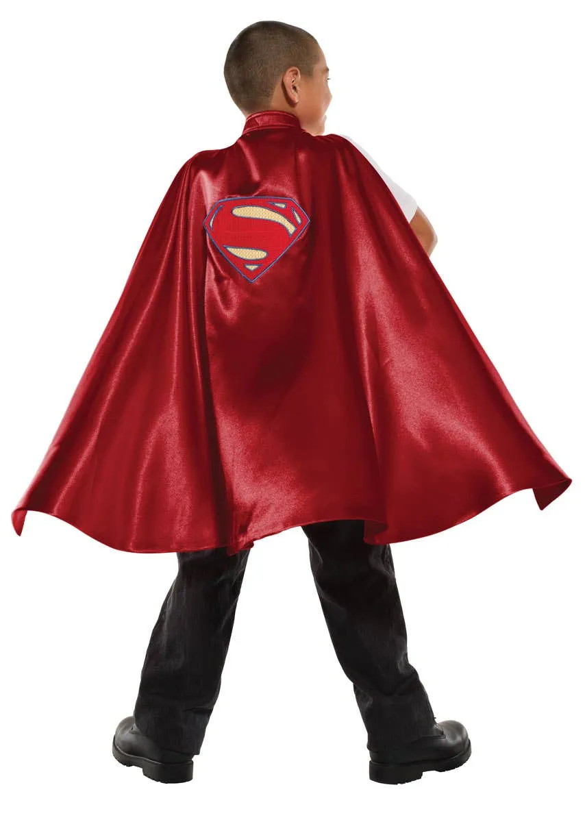 Superman Red Satin Boys Costume Cape