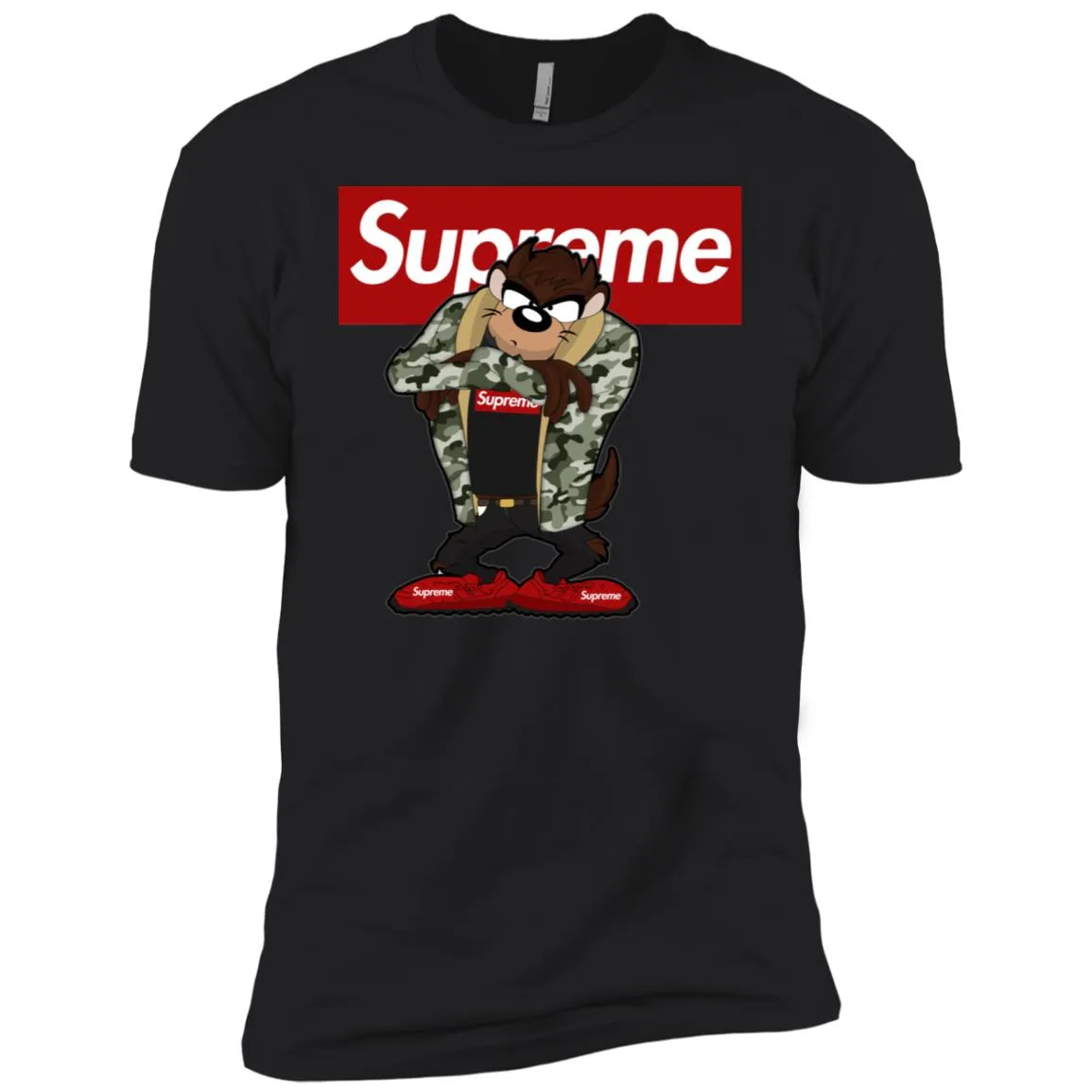 Supreme Hot Bear T-shirt Men Short Sleeve T-Shirt