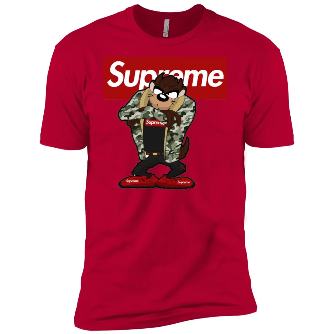 Supreme Hot Bear T-shirt Men Short Sleeve T-Shirt