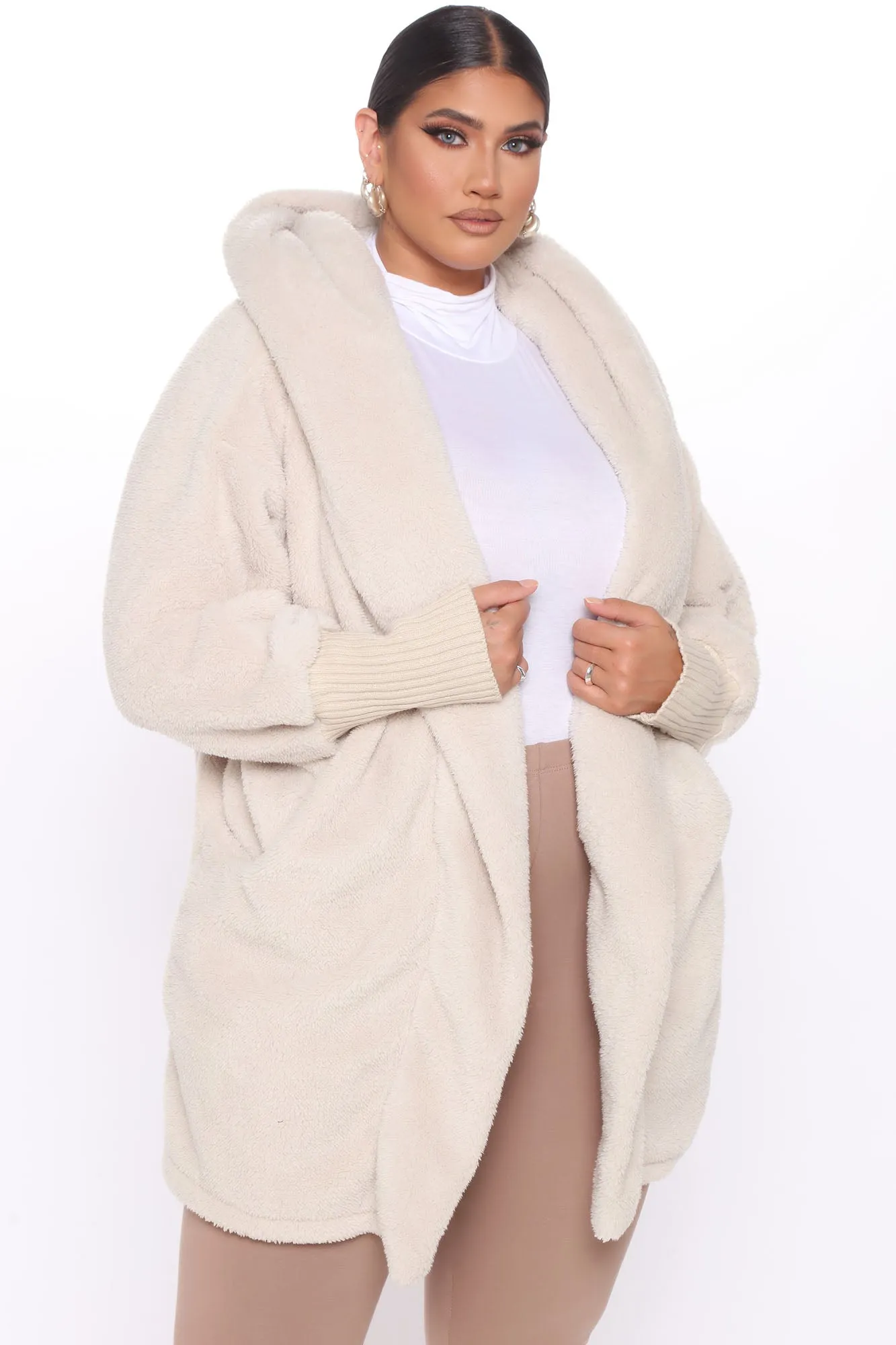 Teddy Oh Baby Jacket - Nude