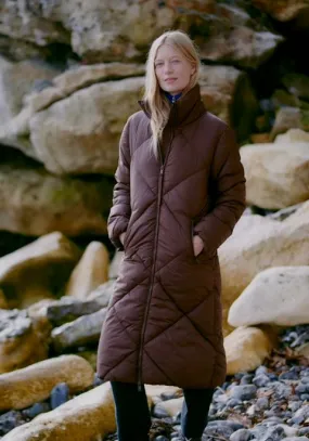 The Bomina Puffer Long Jacket 2.0 - Chicory