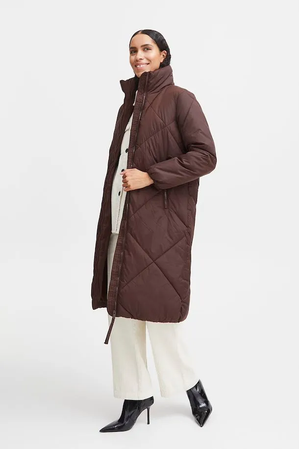 The Bomina Puffer Long Jacket 2.0 - Chicory