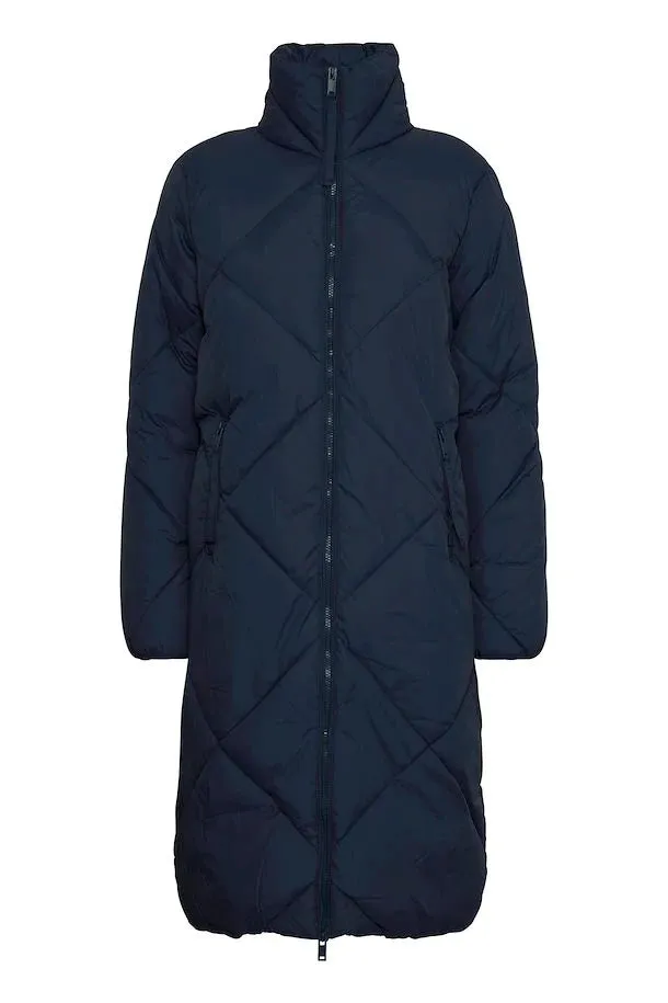 The Bomina Puffer Long Jacket 2.0 - Copenhagen Nights - PLUS