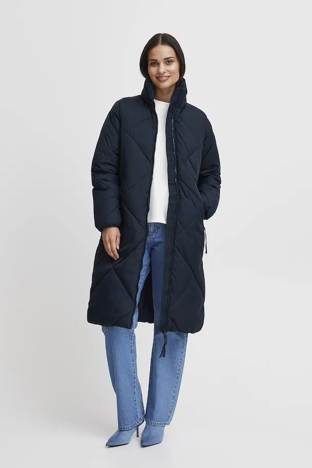 The Bomina Puffer Long Jacket 2.0 - Copenhagen Nights - PLUS