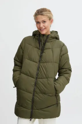 The Canyon Puffer Jacket - Olive - PLUS