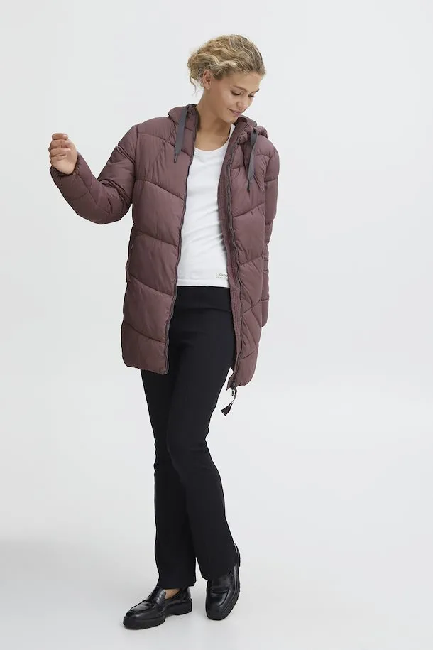 The Canyon Puffer Jacket - Rose Taupe - PLUS