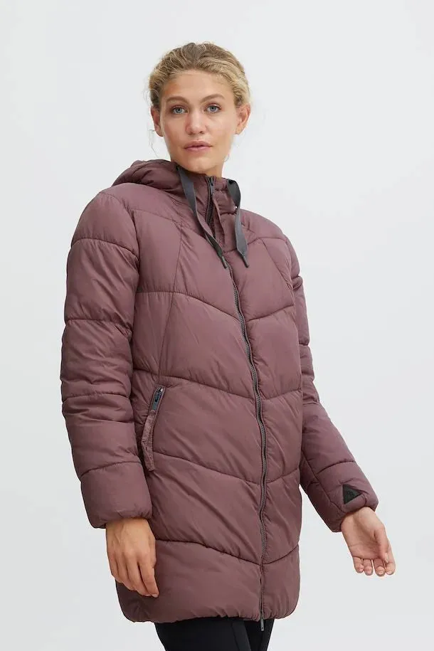 The Canyon Puffer Jacket - Rose Taupe - PLUS