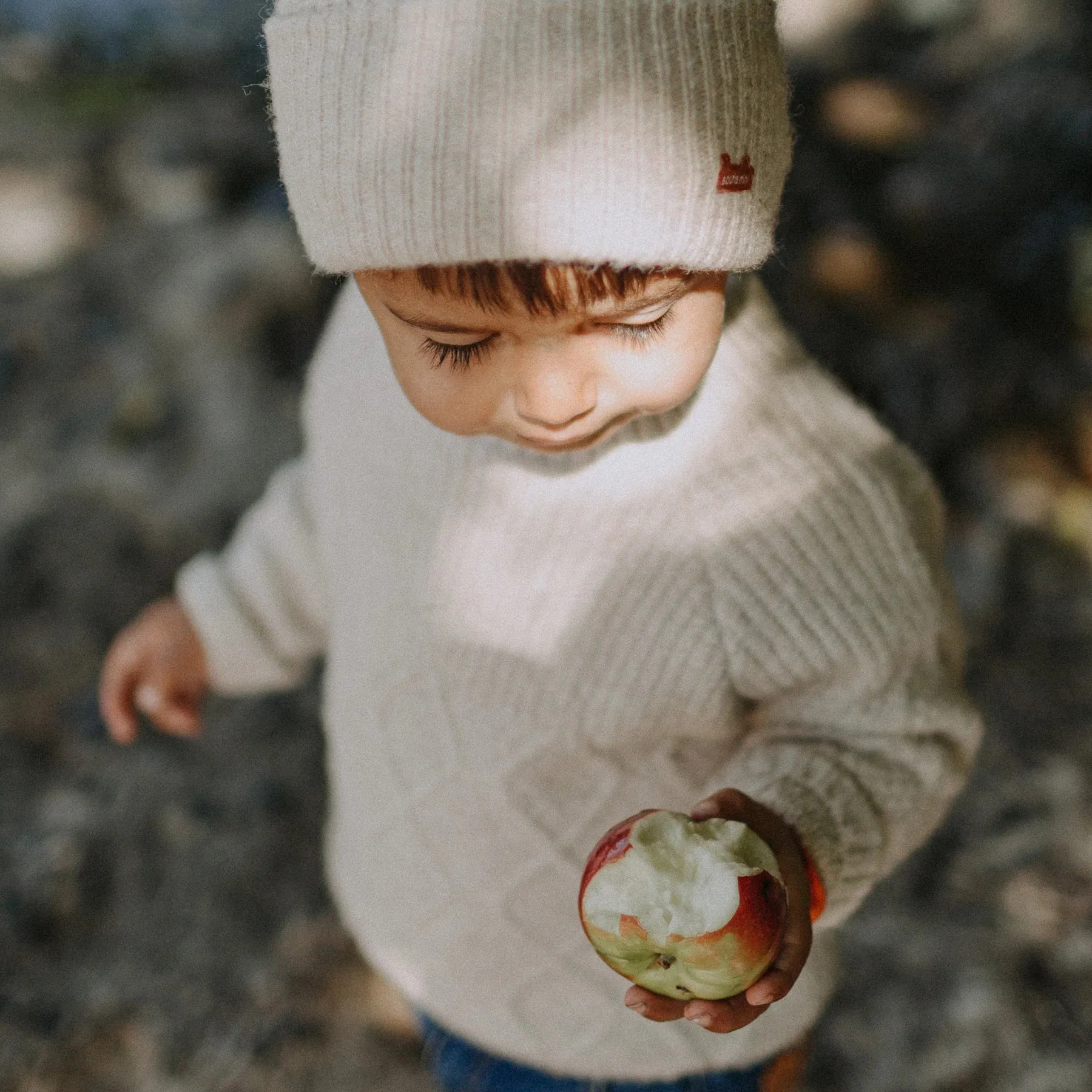 The Finn Knitted Sweater - Cream - BABY