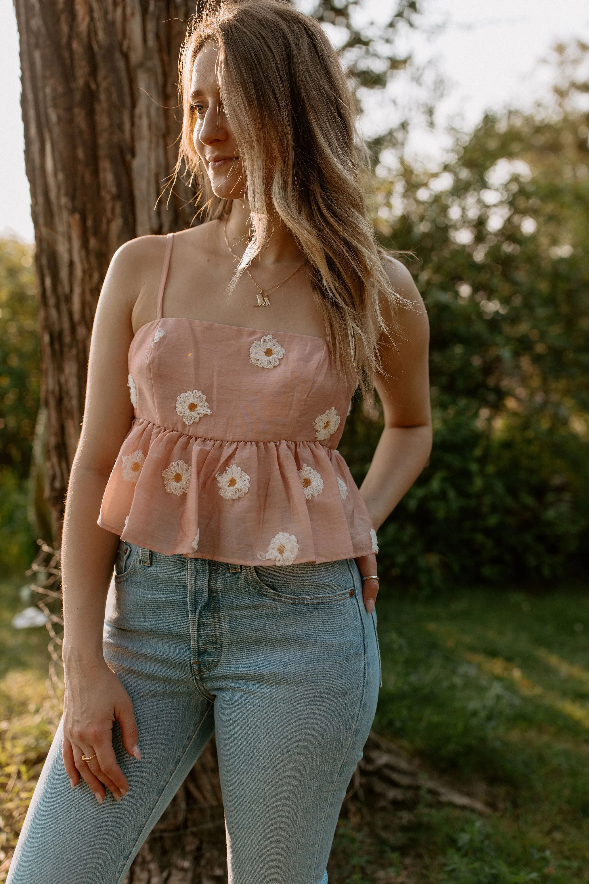 The Mimi Daisy Sequin Top