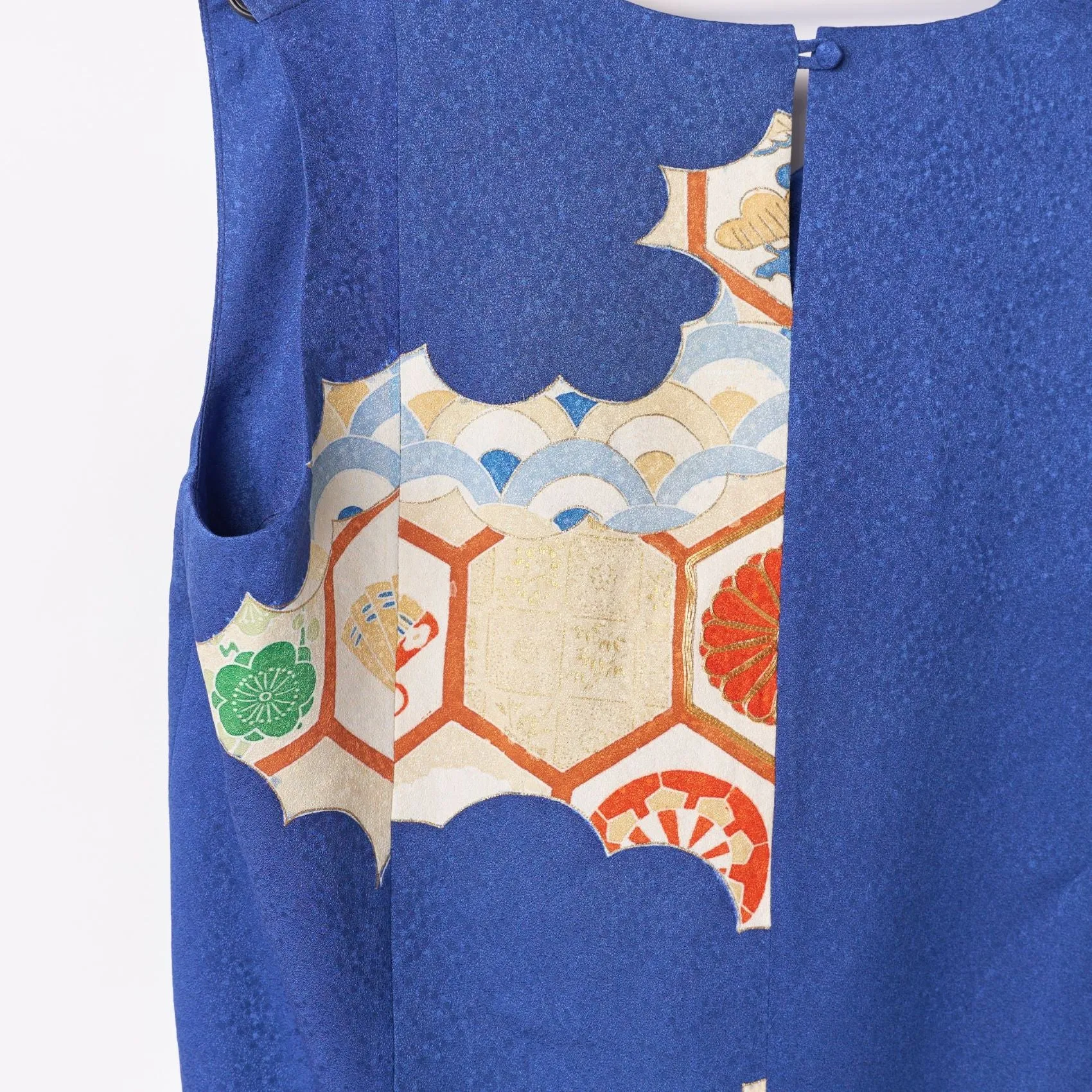 Tsumugi | Vintage Silk Kimono Two Piece | TP3 - Blue