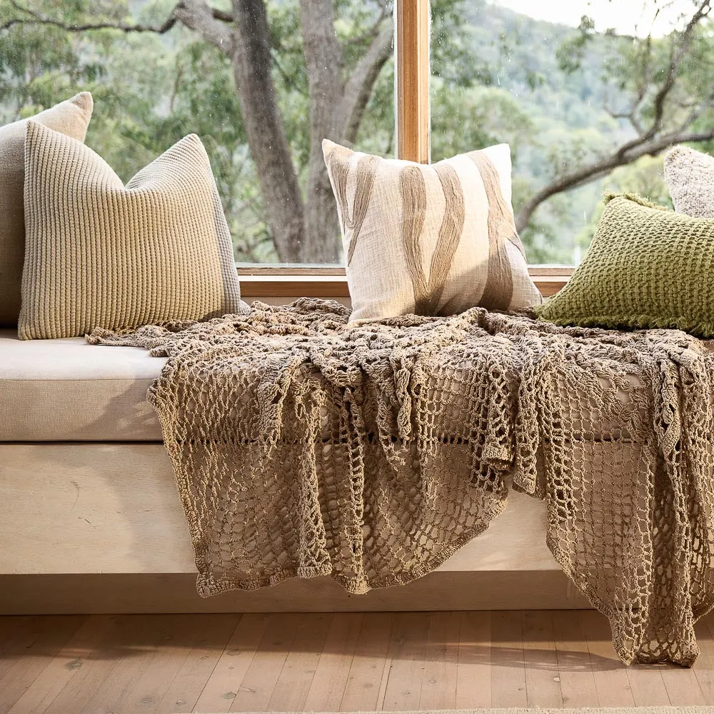 Tully Throw - Dark Natural