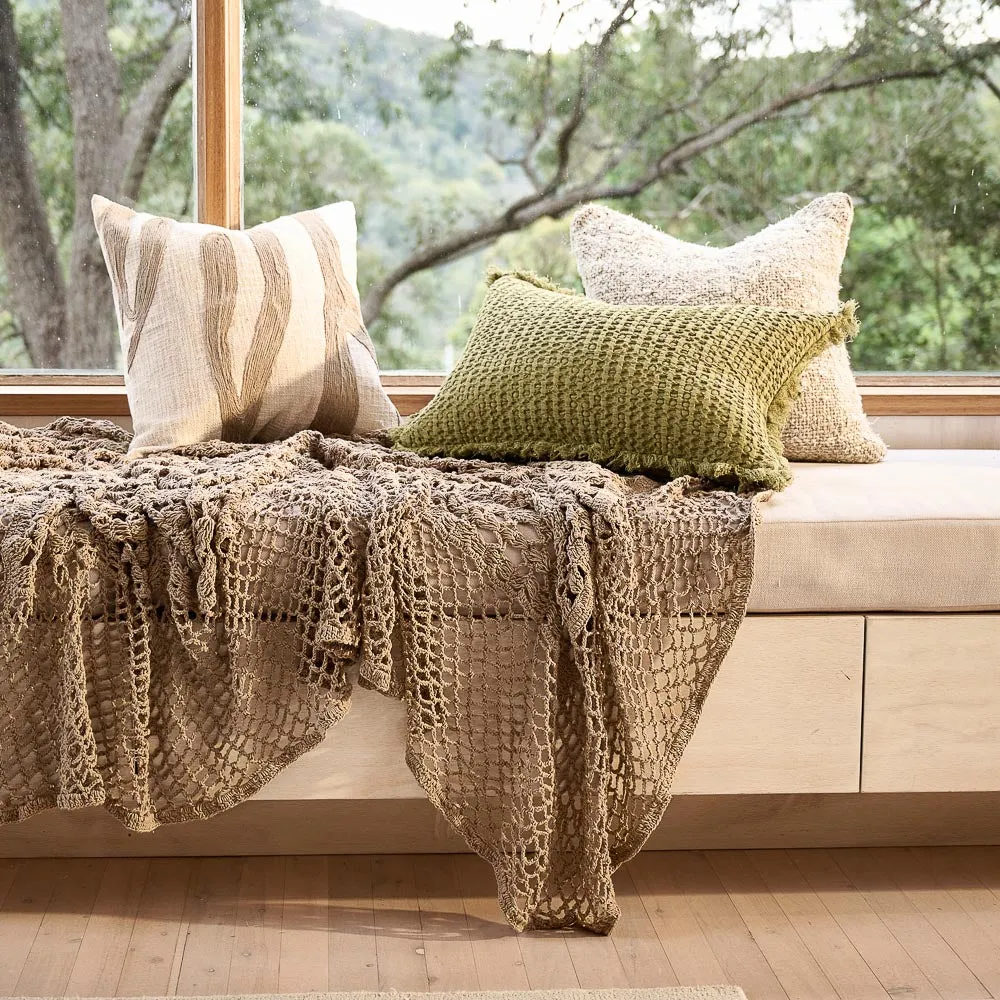 Tully Throw - Dark Natural