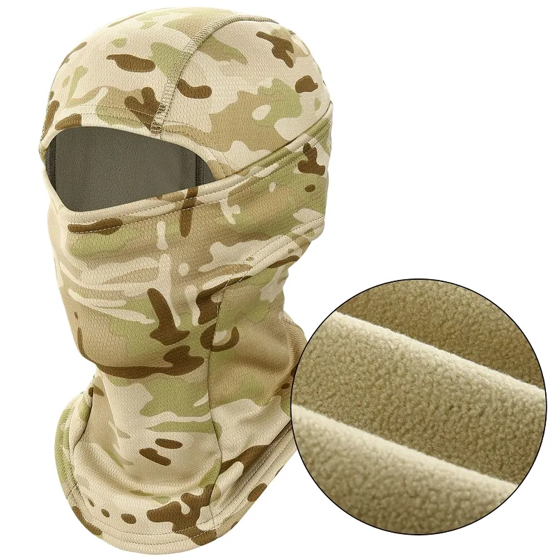 Unisex Full Face Camouflage Balaclava-Scarf / Army Military Mask For Men And Women