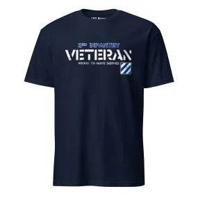 U.S. Army 3rd Infantry Veteran Men's T-Shirt