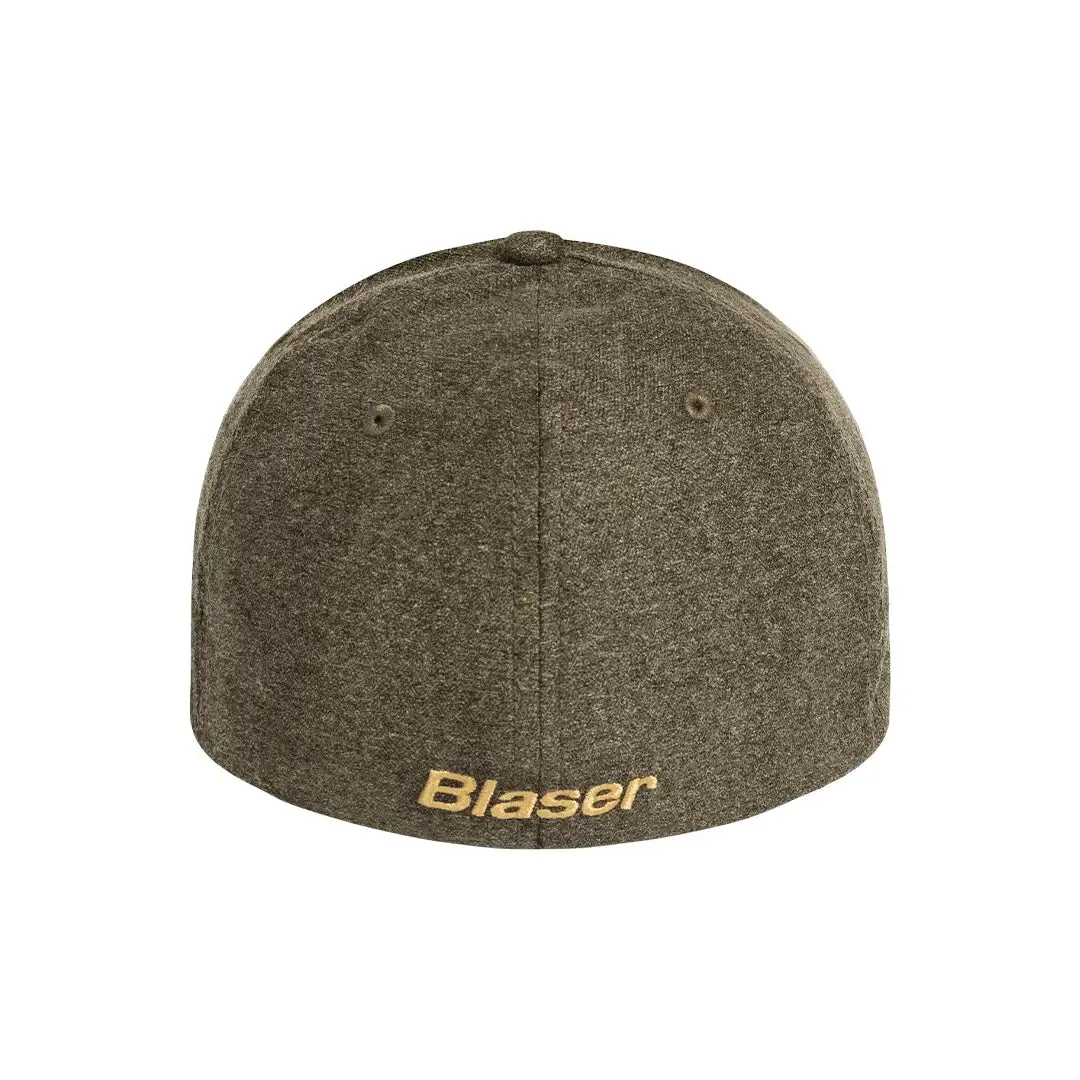 Vintage Cap 21 - Olive Melange/Black by Blaser