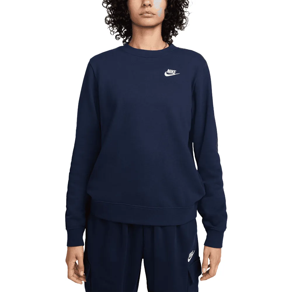 W NSW Club Fleece Crew-Neck Sweatshirt 'Obsidian/White'