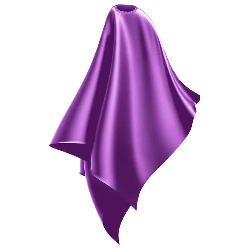 Wahl Polyester Cutting Cape Purple WP3012