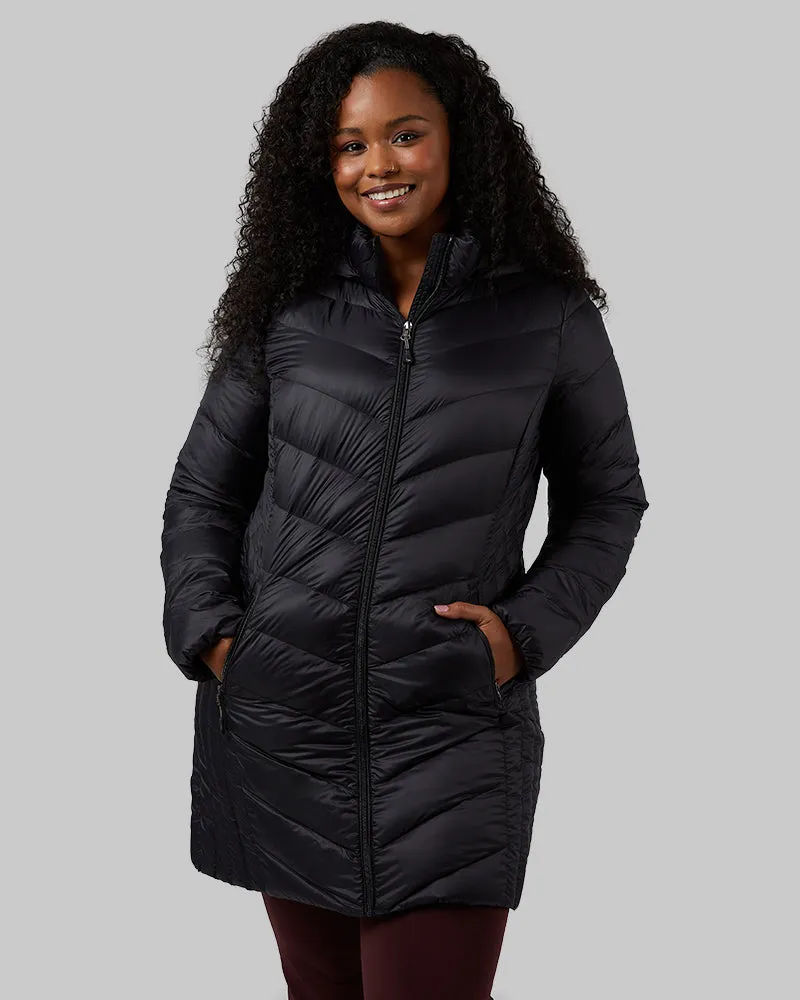 WOMEN'S ULTRA-LIGHT DOWN PACKABLE 3/4 JACKET