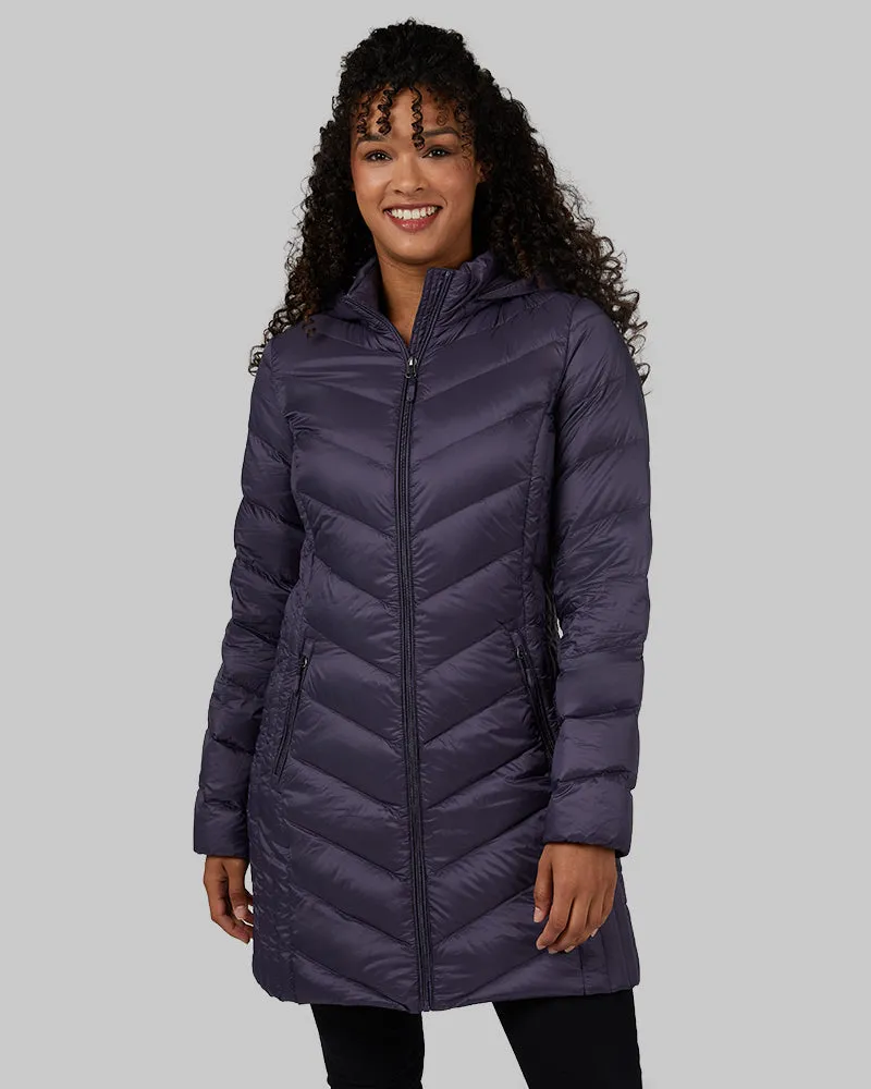 WOMEN'S ULTRA-LIGHT DOWN PACKABLE 3/4 JACKET