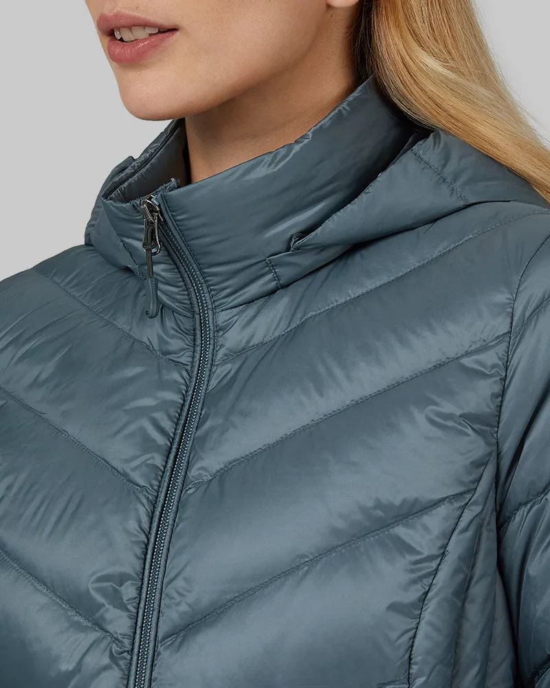 WOMEN'S ULTRA-LIGHT DOWN PACKABLE 3/4 JACKET