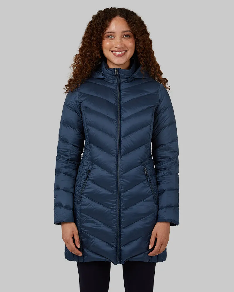 WOMEN'S ULTRA-LIGHT DOWN PACKABLE 3/4 JACKET