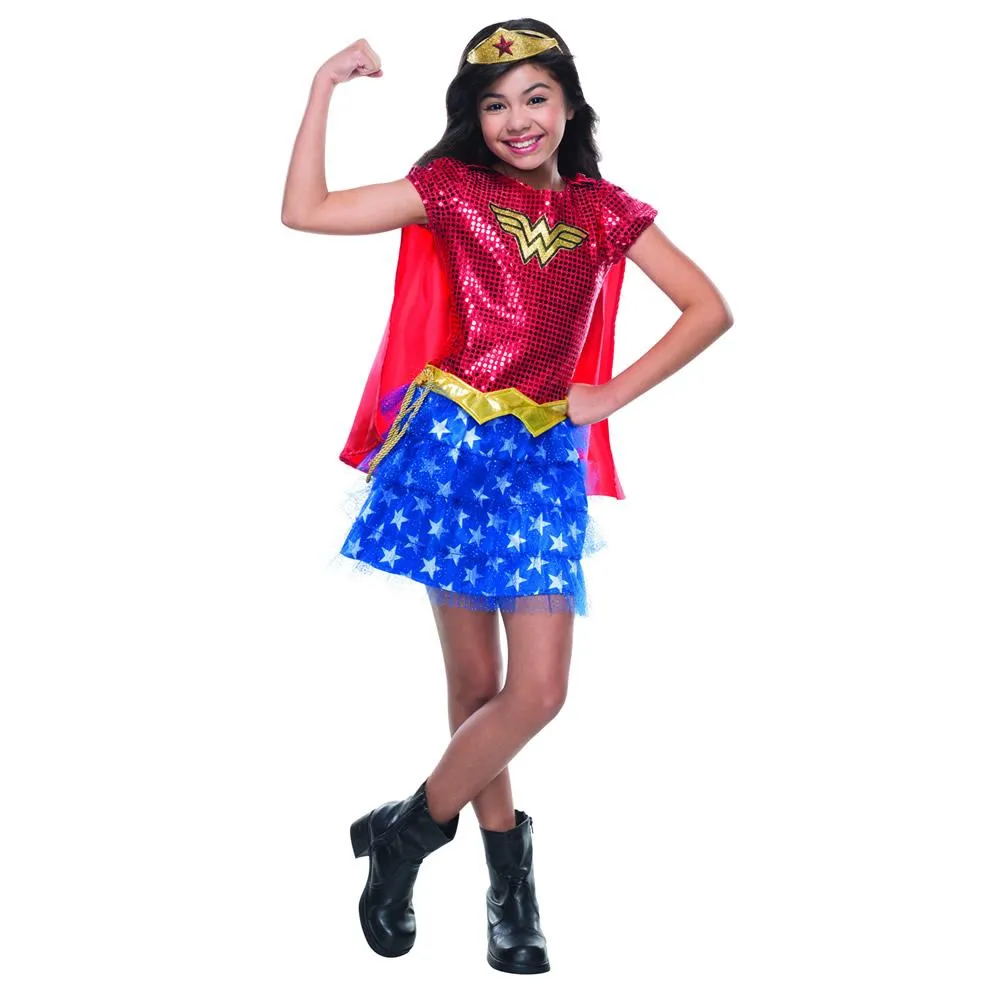 Wonder Woman Tutu Dress Kids Costume